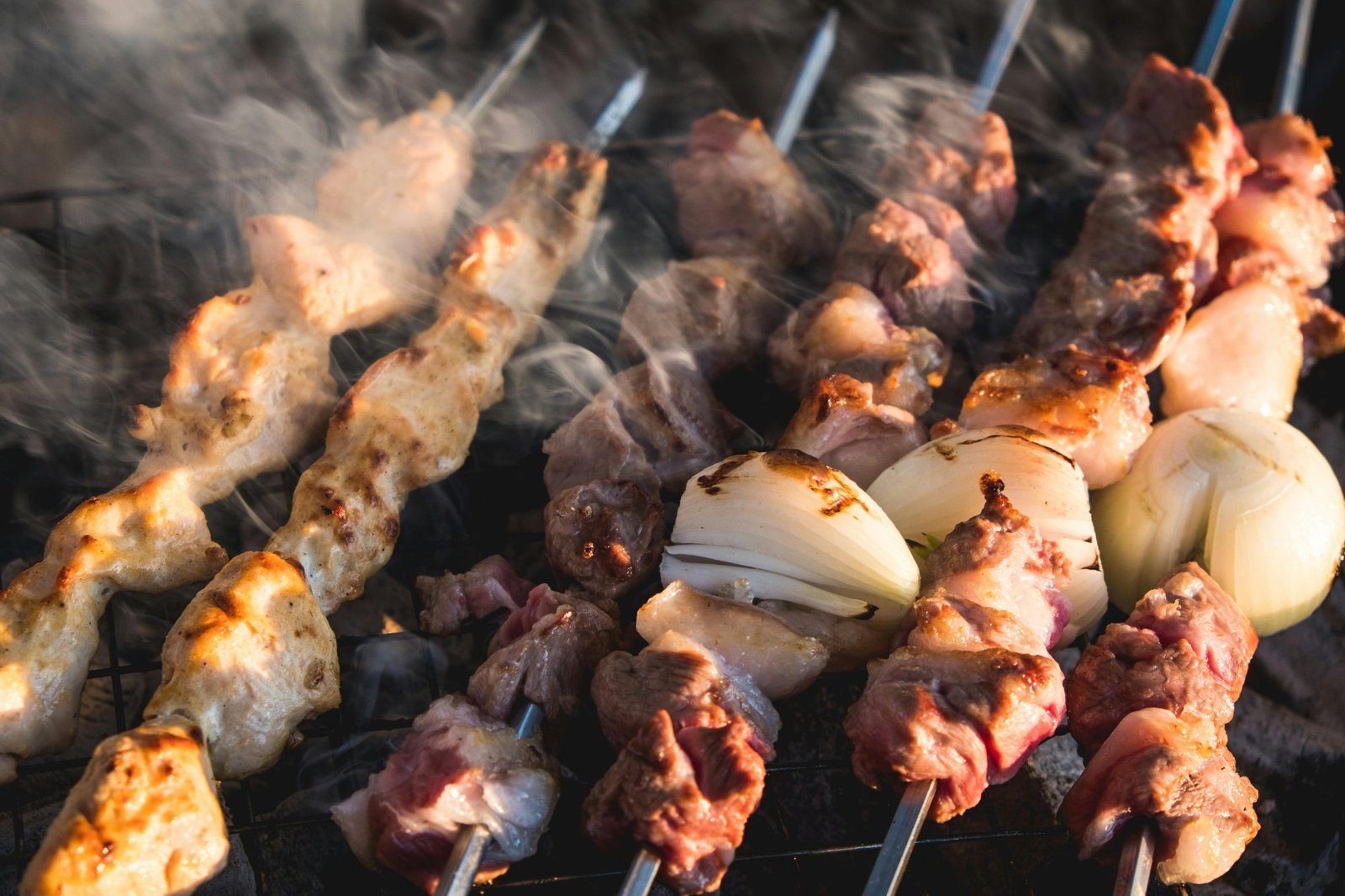 Grilled skewers